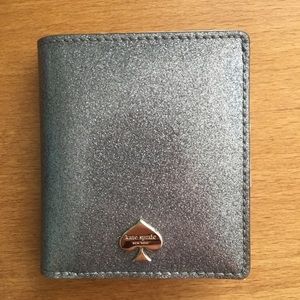 Silver Glittery Mini Kate Spade Wallet